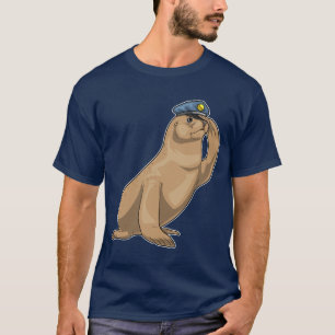 Seal Cop Police hat Polizei T-Shirt