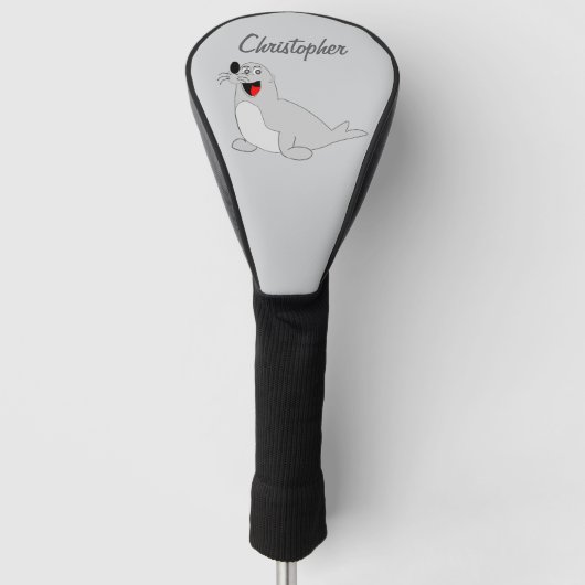 Seal Design Golf Headcover (Vorderseite)