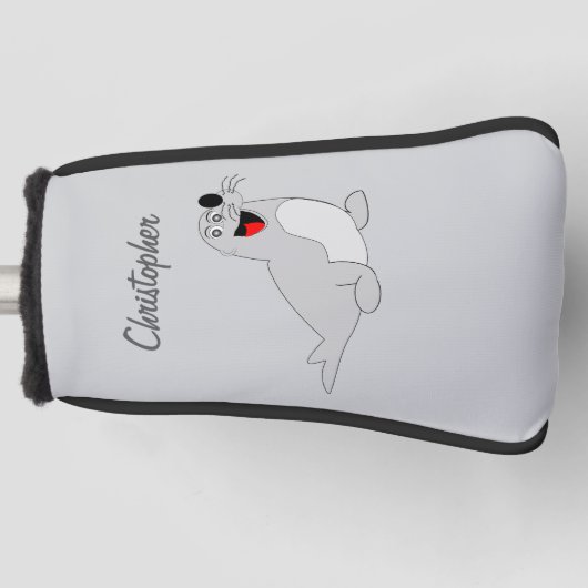 Seal Design Golf Headcover (Vorderseite)