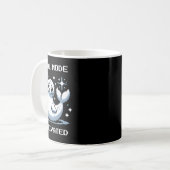 Seal Mode Activated Pixel Art Seal Retro Gamer Sty Kaffeetasse (Vorderseite Links)