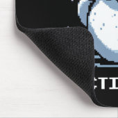 Seal Mode Activated Pixel Art Seal Retro Gamer Sty Mousepad (Ecke)