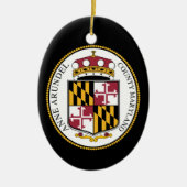 Seal of Anne Arundel County, MD Keramik Ornament (Vorne)