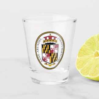 Seal of Anne Arundel County, MD Schnapsglas