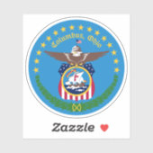 Seal of Columbus, Ohio, USA Aufkleber (Blatt)