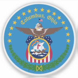 Seal of Columbus, Ohio, USA Aufkleber