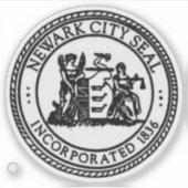 Seal of Newark, New Jersey, USA Aufkleber (Vorderseite)