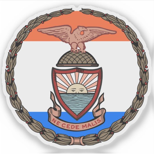 Seal of the Bronx, New York City, USA Aufkleber (Vorderseite)