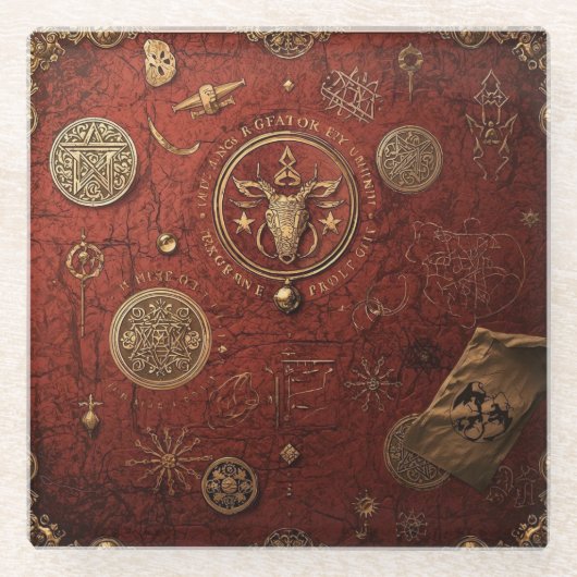 Seal of the Hidden Order Glasuntersetzer (Vorderseite)