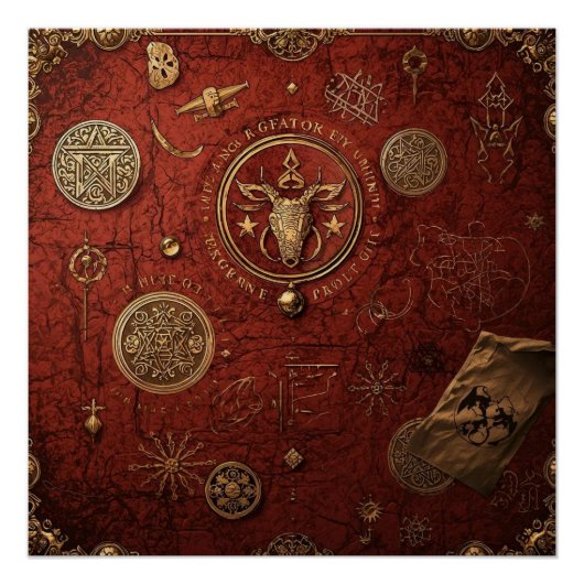 Seal of the Hidden Order Poster (Vorderseite)