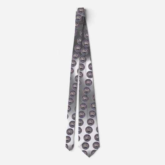 SEAL OF THE KNIGHTS TEMPLAR Grey Whem Krawatte (Rückseite)