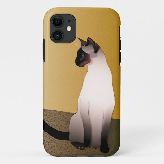 Seal Point Siamese Katze Case-Mate iPhone Hülle (Rückseite)
