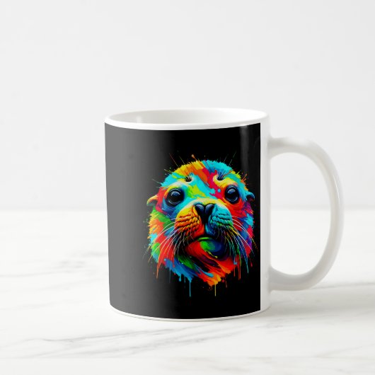 Seal Sea Lion Kaffeetasse (Rechts)