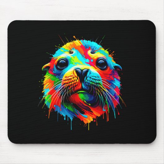 Seal Sea Lion Mousepad (Vorne)
