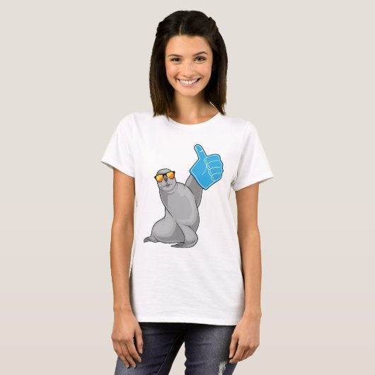 Seal Thumbs up T-Shirt (Vorne ganz)