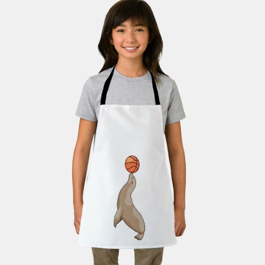 Seal with Basketball Schürze (Insitu)