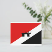 Sealand-Flagge Postkarte (Stehend Vorderseite)