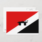 Sealand-Flagge Postkarte (Vorne/Hinten)