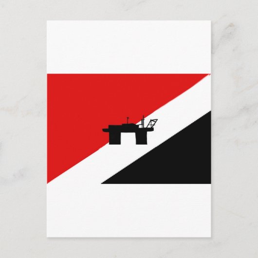 Sealand-Flagge Postkarte (Vorderseite)