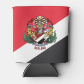 Sealand mit Wappen überlagert Dosenkühler (Vorderseite)