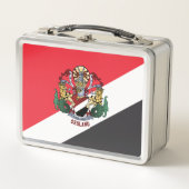 Sealand mit Wappen überlagert Metall Brotdose (Vorderseite)