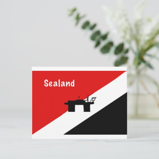 Sealand Postkarte (Stehend Vorderseite)