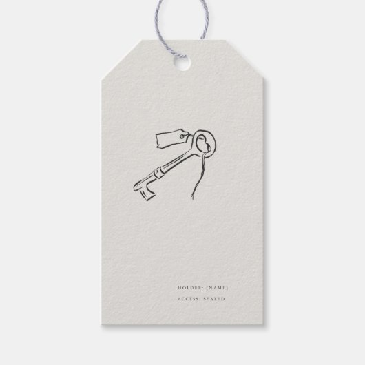 Sealed Key- Regency Correspondence Archive Geschenkanhänger (Vorderseite)