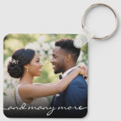 Sealed with a Kiss Blue 25th Birthday Anniversary Schlüsselanhänger (Rückseite)