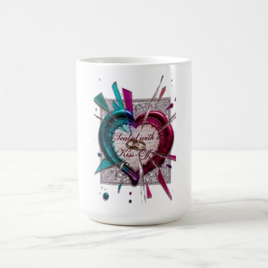 Sealed with a Kiss-Off T-Shirt | Fractured Oath Kaffeetasse (Mittel)