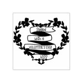 Sealed with a Valentine's Day Kiss Gummistempel (Prägung)