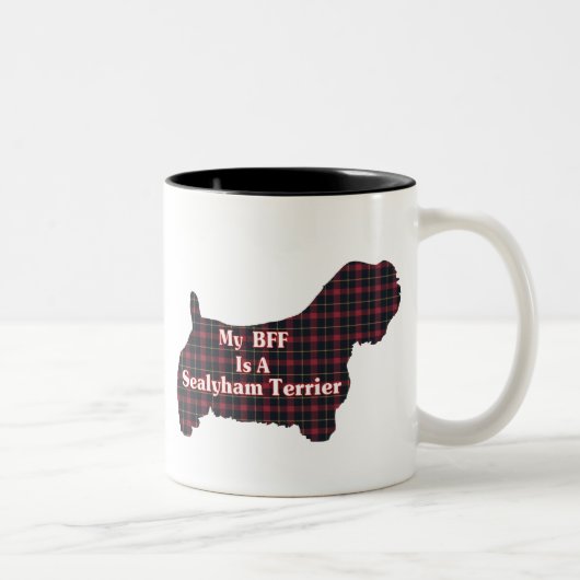 Sealyham Terrier BESTE FREUNDIN Tasse (Rechts)