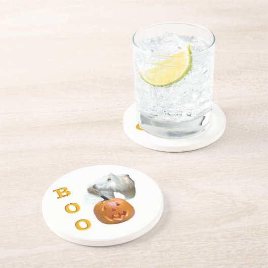 Sealyham Terrier Boo Getränkeuntersetzer (Seite)