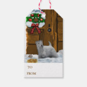 Sealyham Terrier Christmas Geschenkanhänger (Vorderseite)