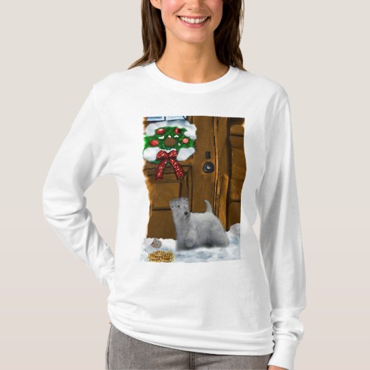 Sealyham Terrier Christmas Geschenke T-Shirt (Vorderseite)