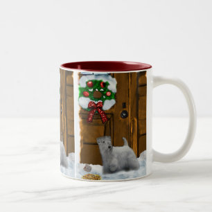 Sealyham Terrier Christmas Geschenke Zweifarbige Tasse