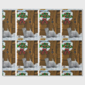 Sealyham Terrier Christmas Geschenkpapier (Flach)