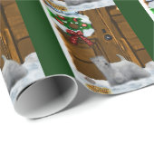Sealyham Terrier Christmas Geschenkpapier (Rolleneckpunkt)