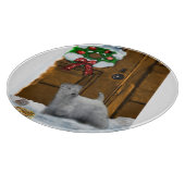 Sealyham Terrier Christmas Schneidebrett (Ecke)