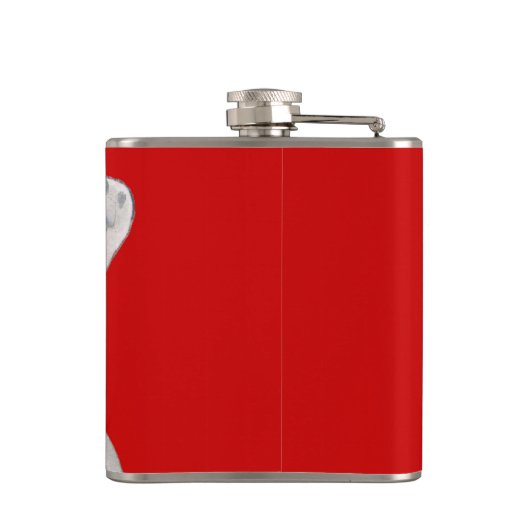 Sealyham Terrier Color Block Flachmann (Rückseite)