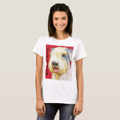 Sealyham Terrier Color Block T-Shirt (Vorne ganz)