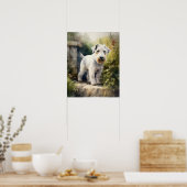 Sealyham Terrier Dog Art Print Poster (Küche)