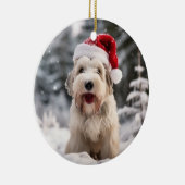 Sealyham Terrier Dog Christmas Keepake Keramik Ornament (Rechts)