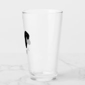 Sealyham Terrier Dog Silhouette Personalisiert Glas (Links)