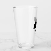 Sealyham Terrier Dog Silhouette Personalisiert Glas (Rechts)