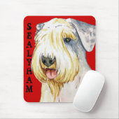 Sealyham Terrier Farbblock Mousepad (Mit Mouse)
