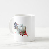 Sealyham Terrier Flag Kaffeetasse (Vorderseite Links)