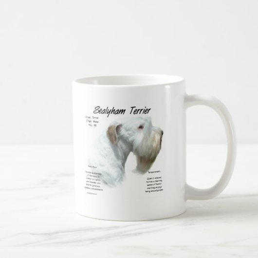 Sealyham Terrier History Design Kaffeetasse (Rechts)