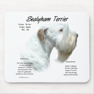 Sealyham Terrier History Design Mousepad