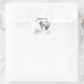 Sealyham Terrier History Design Runder Aufkleber (Tasche)