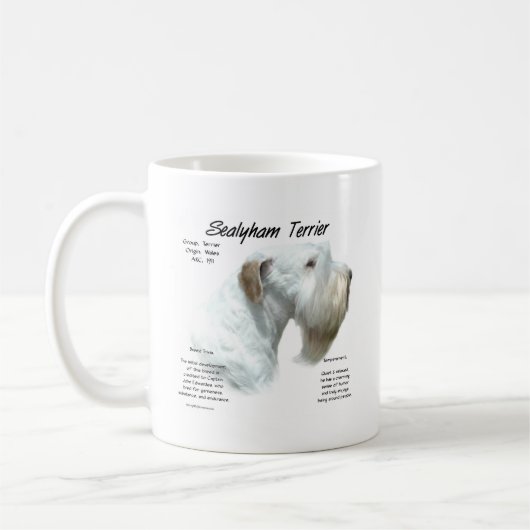Sealyham Terrier History Kaffeetasse (Links)