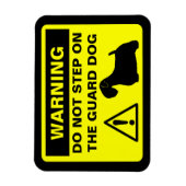 Sealyham Terrier Humore Guard Dog Warnung Magnet (Vertikal)